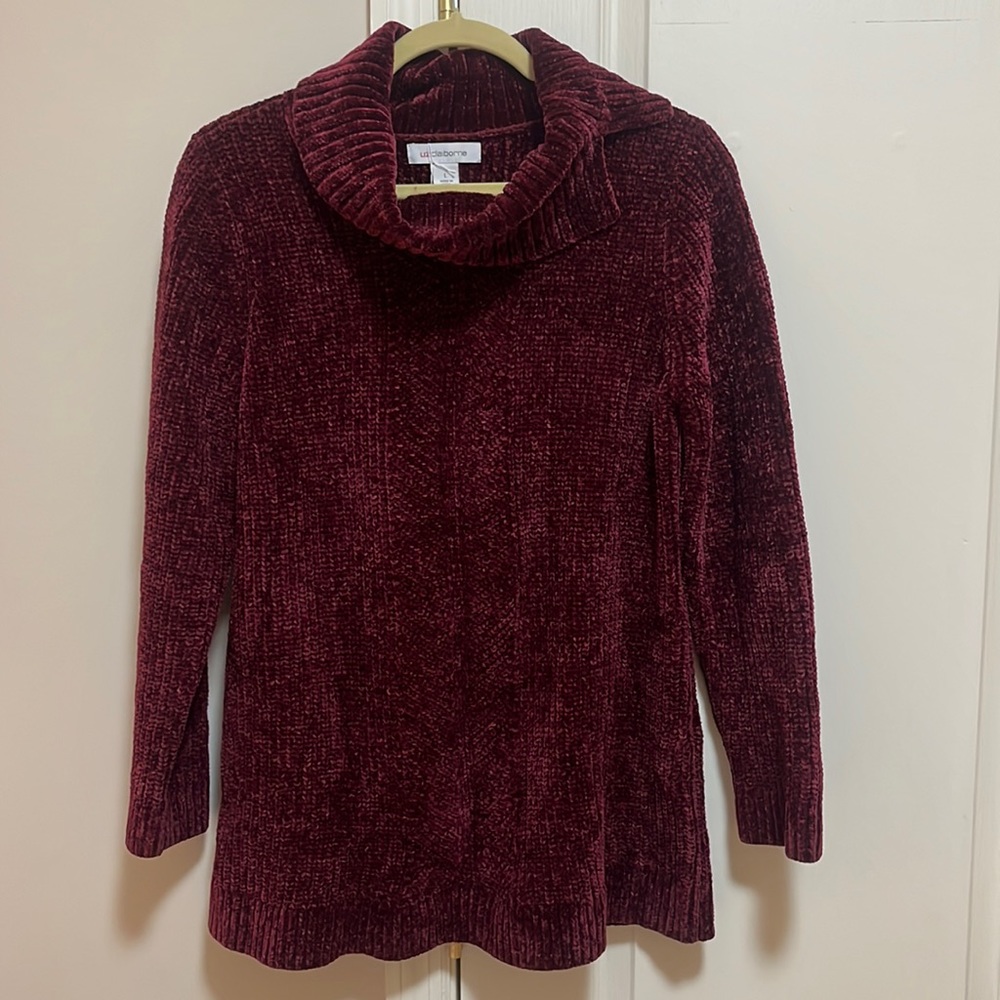 Chunky maroon sweater